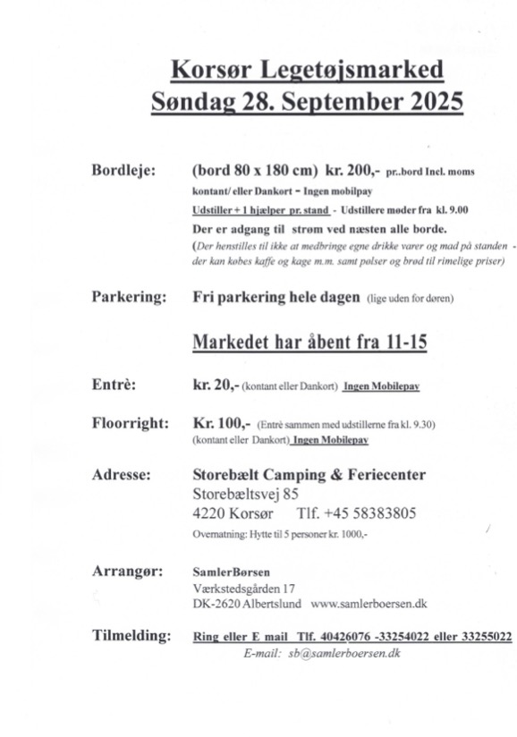 Korsør 2025 flyer